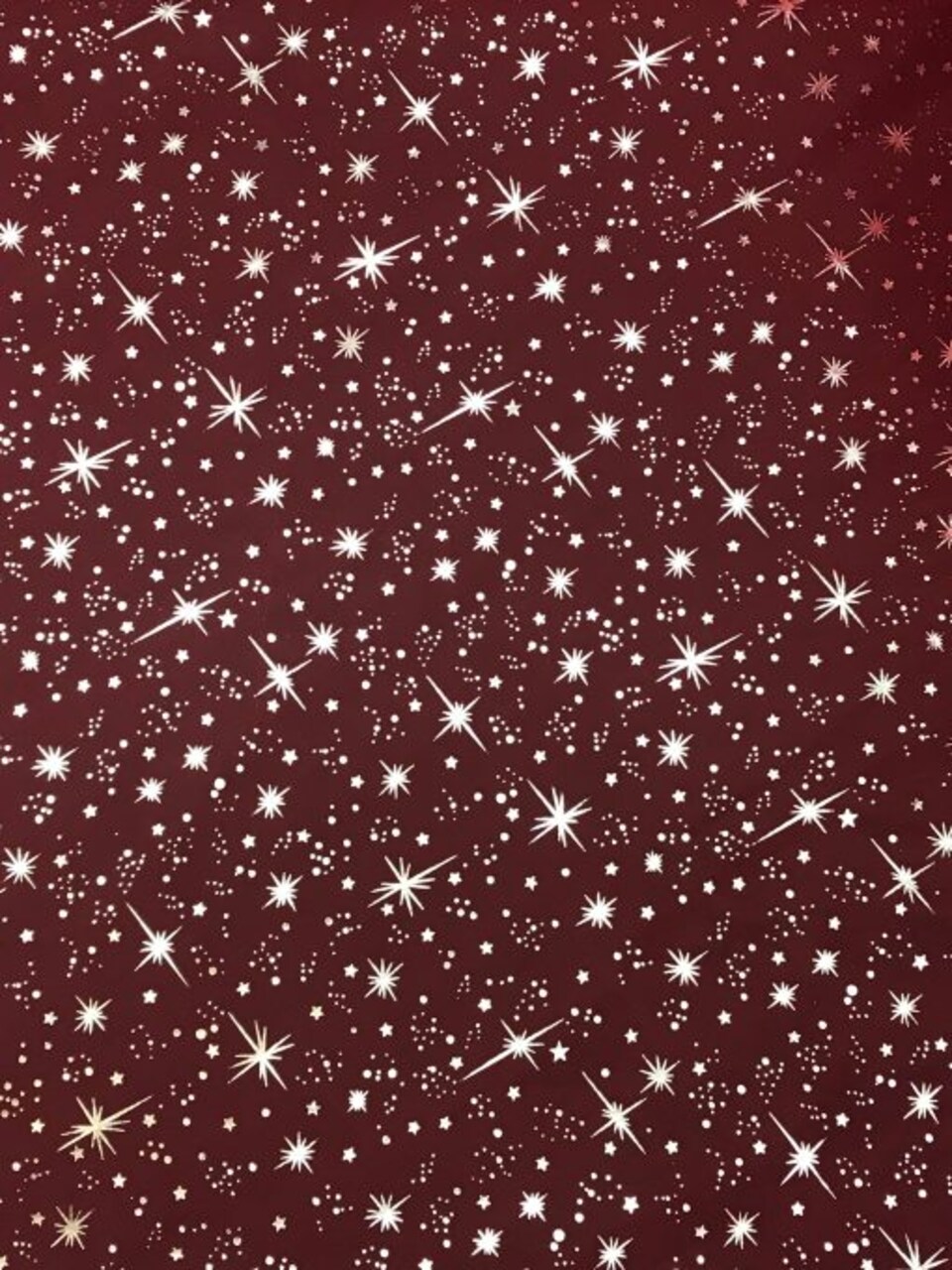 1 Yard Red Silver Stars Organza Fabric For Costumes Crafts Decor Accessories 58/60″ Wide